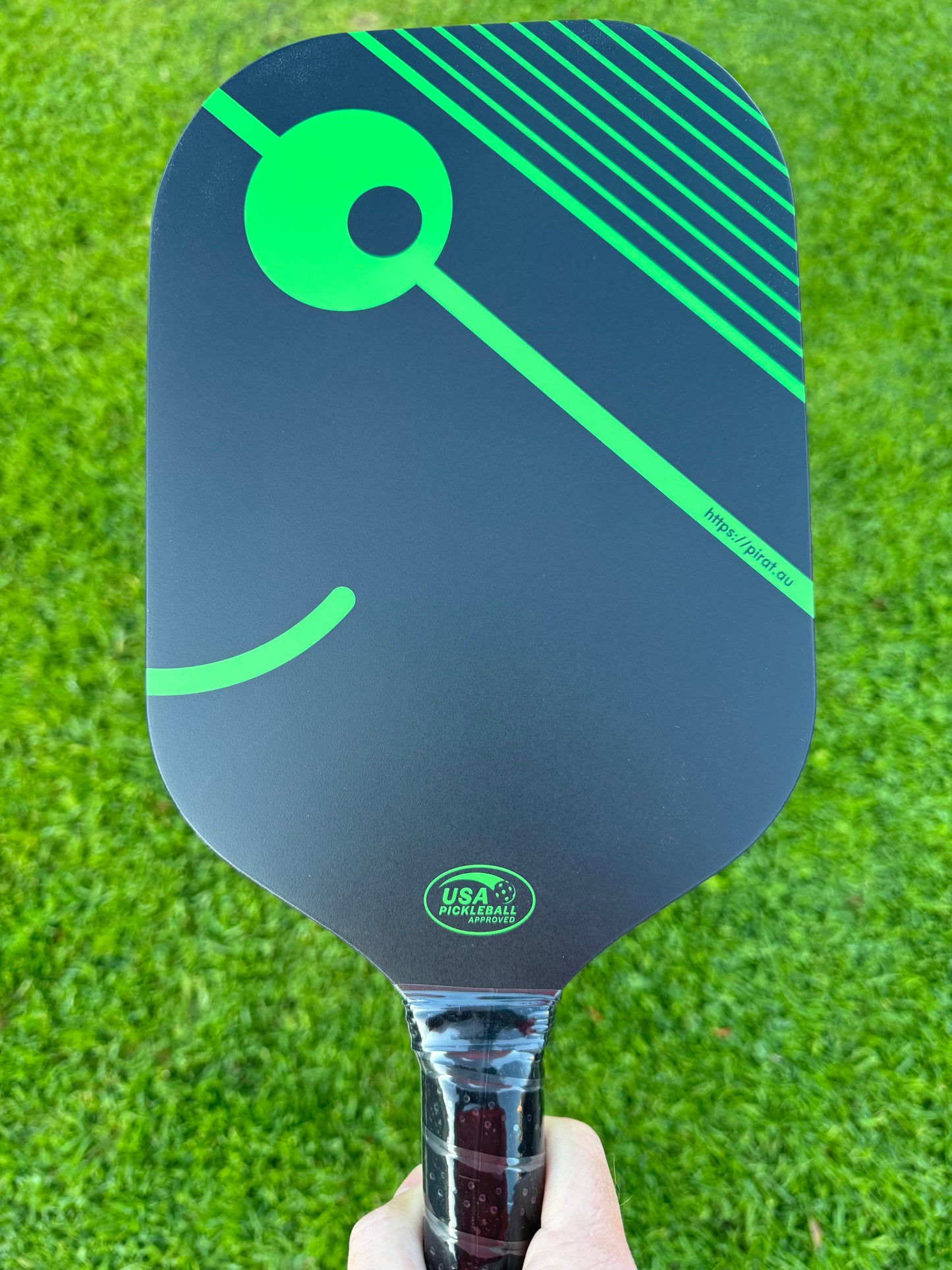 The Cheeky Green Pirat Pickleball Paddle (USAPA Compliant)